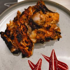 A picture of Maple BBQ Glazed Chicken Thighs.