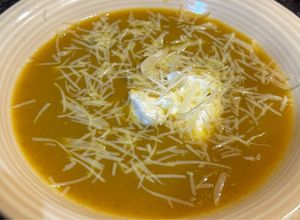 Una foto de Sopa Crema de Verduras al Horno!!!