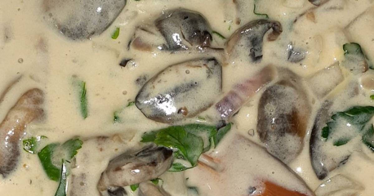 Creamy Garlic Mushrooms Recipe by Bianca Mwale - Cookpad