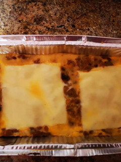 Una foto de Pastel de berenjena y carne