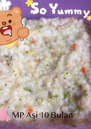 Foto resep MPasi 10mo (bulan) Bubur Tuna