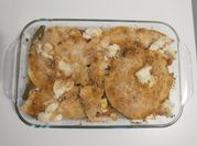 A picture of enchilada casserole