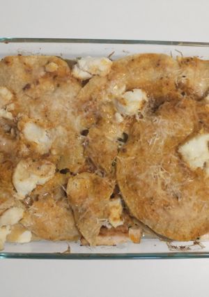 A picture of Enchilada Casserole.