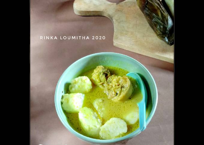 Cara Bikin Lontong kari ayam Praktis