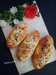عکسی از دستور نان صبحانه (لقمه ای)
