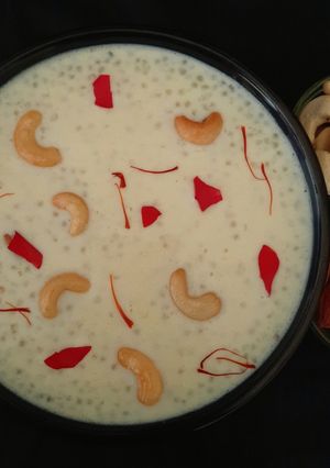 A picture of Sago kheer.