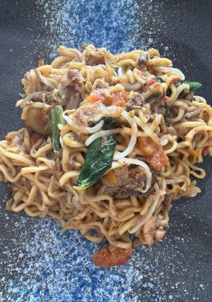 Foto resep Mie Goreng Nyemek Cakalang