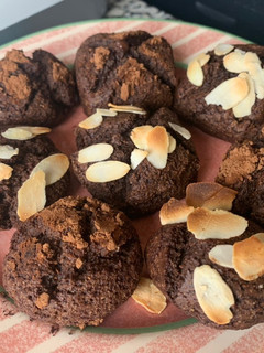Una foto de Cookies saludables Brownie de chocolate