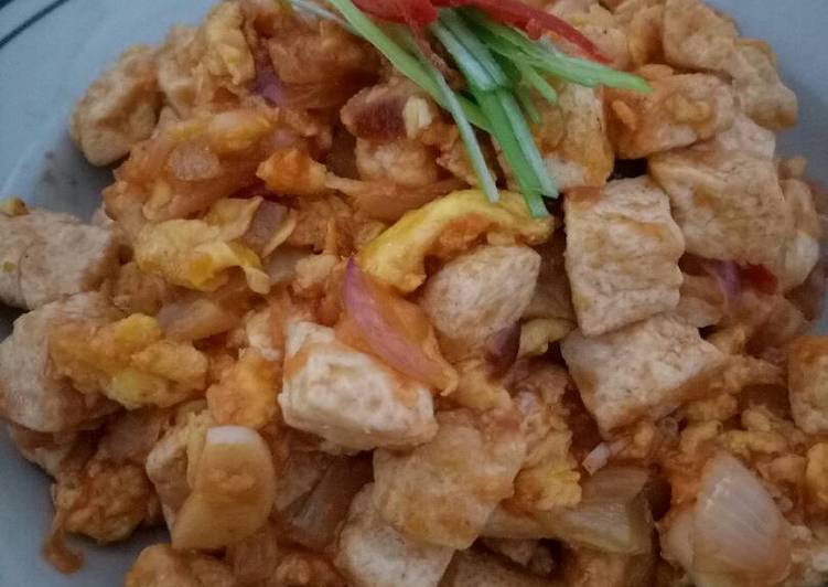Orek Telur+Tahu suka-suka
