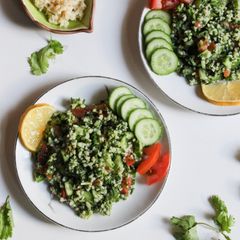 A picture of Spinach Tabbouleh Salad.