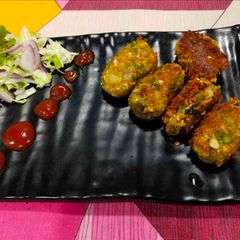 A picture of Veg shammi kebbab.