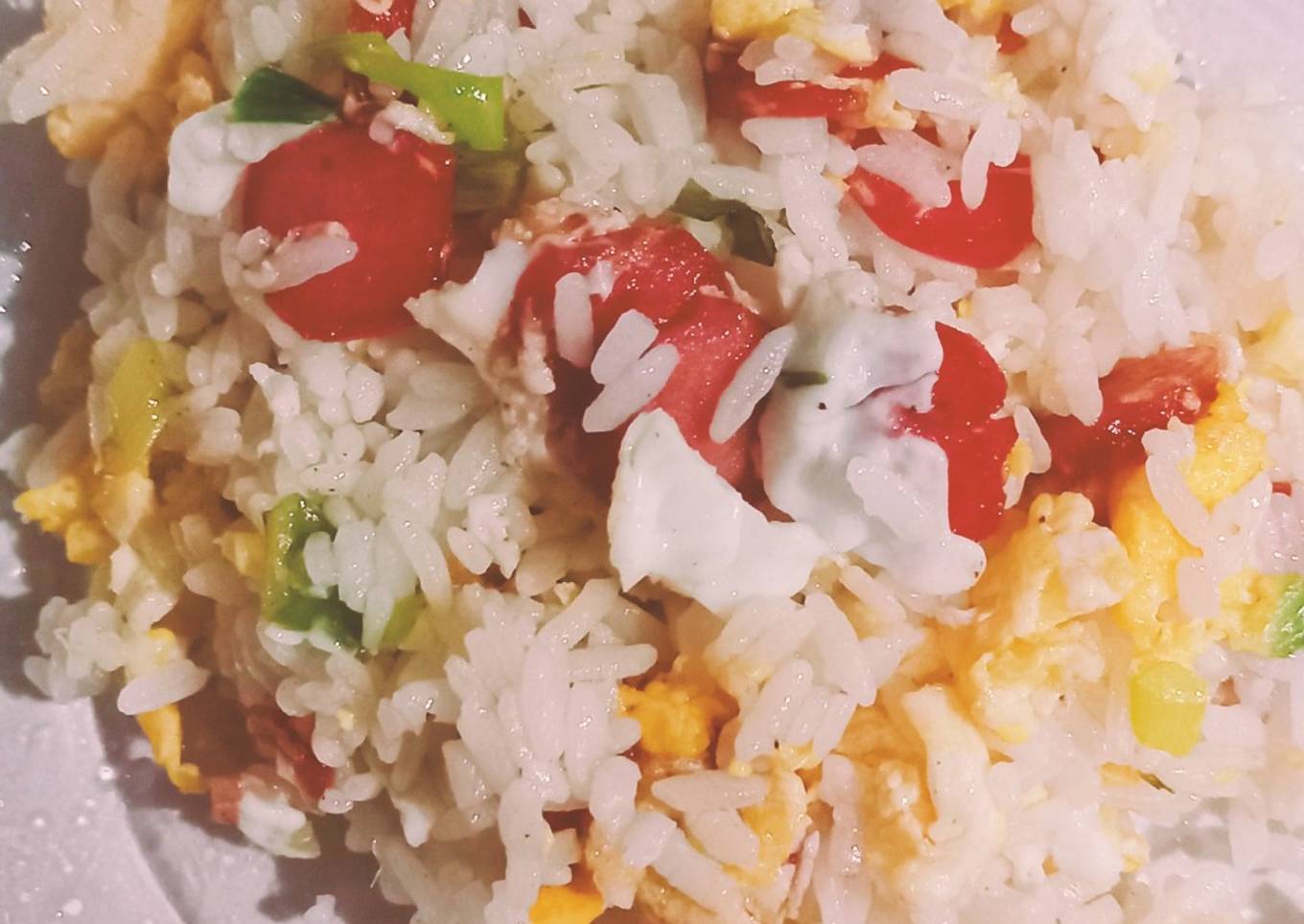 Nasi Goreng Sosis Telor (Sostel) Kesukaan Anakku