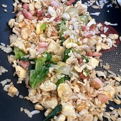A picture of High Protein Lardon Fried Rice.