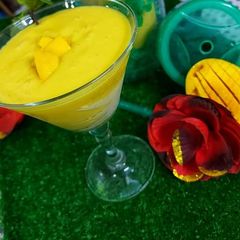 A picture of Mango lassi.