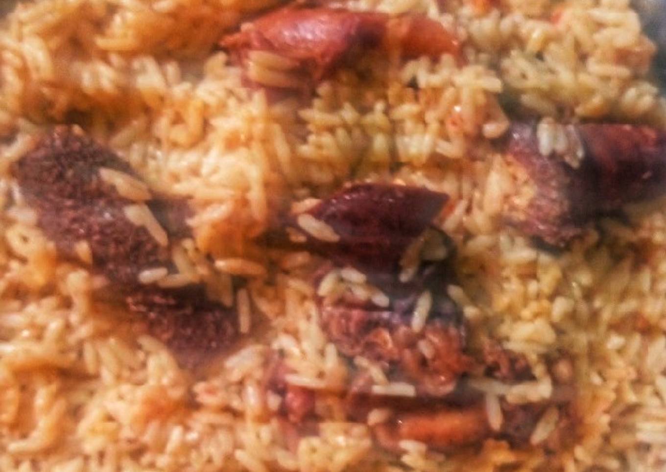Simple jollof rice