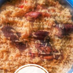 A picture of Simple jollof rice.