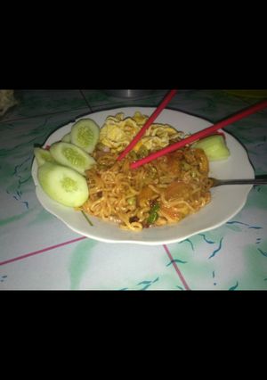 Foto resep Mie instant nyemek