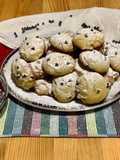 Biscotti con gocce di cioccolato al sapore di arancia