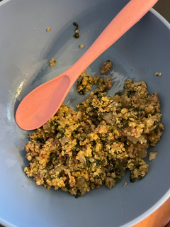 A picture of Ground Beef Quinoa.