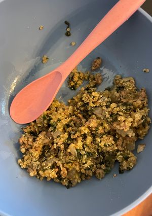 A picture of Ground Beef Quinoa.