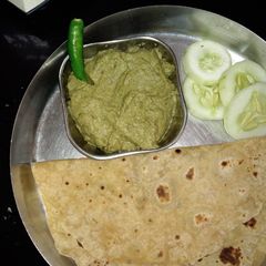 A picture of Brinjal chutney.