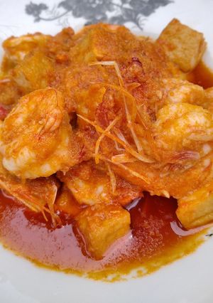 Foto resep Sambal udang tahu