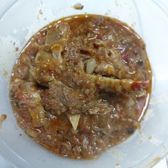 Mutton chop stew A picture of Mutton chop stew.