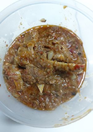 A picture of Mutton chop stew.