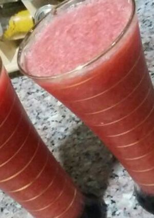 صورة لوصفة عصير بطيخ