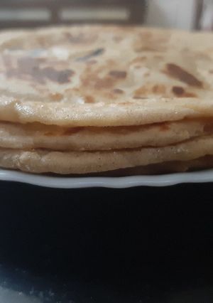 A picture of Rava Paratha(Sanjechi poli).