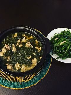 Hình của món Canh Gà Lá Giang.