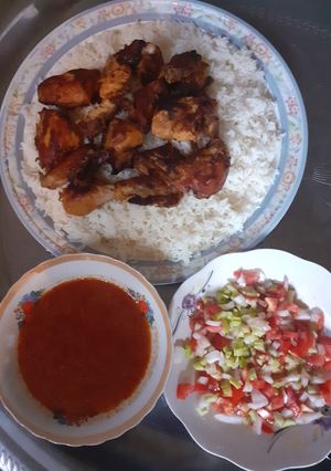 صورة لوصفة دجاج ورز