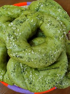 عکسی از دستور نان اسفناج