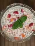 Sagu 4 Leites com Frutas