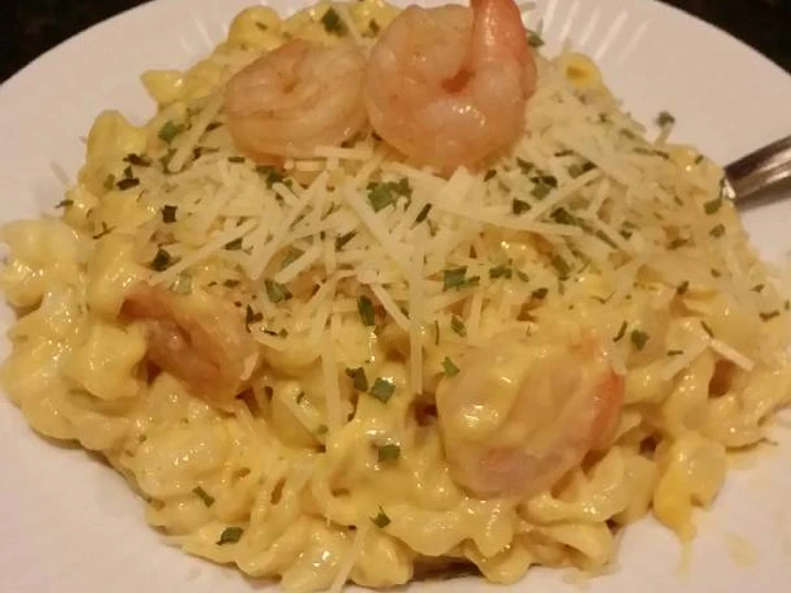 Simple Way Make Recipe Brad&amp;#39;s lobster, shrimp, beer mac n&amp;#39; cheese that is Can Pamper Your Tongue, Can Spoil the Tongue}