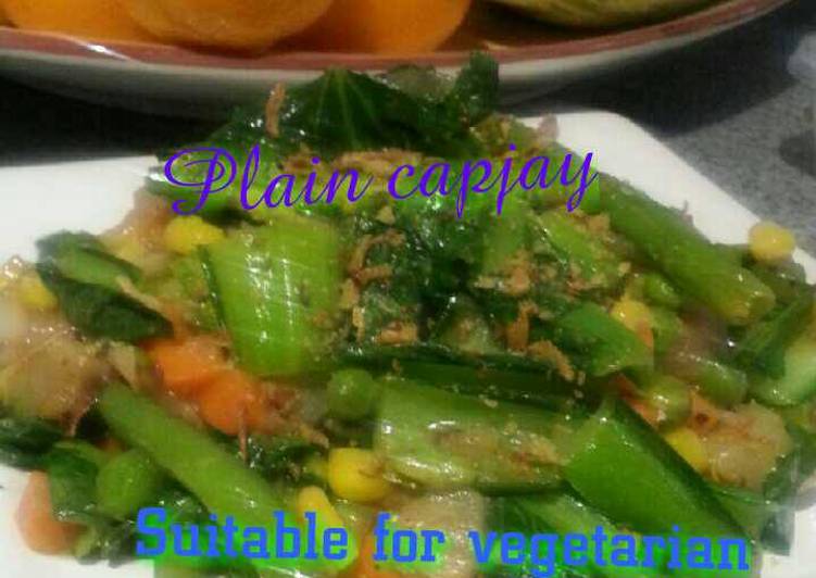 Resep Vegetarian Capjay, Menggugah Selera