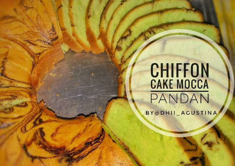 Rahasia Membuat Chiffon Cake Mocca Pandan Untuk Pemula!