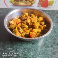 A picture of Kathiyavadi Greenbeens Subji.