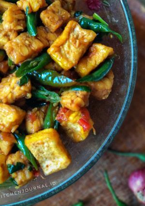 Foto resep Tumis Tahu Tempe Cabe Ijo