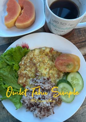 Foto resep Omlet Tahu Simple