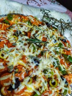 صورة لوصفة بيتزا المقلاه 🍕
