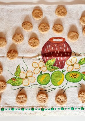Una foto de Galletitas saladas de espelta 🌾 Crackers de espelta 🌾