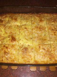 صورة لوصفة البوريك التركي نصف بالفراخ ونصف بالجبن