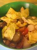 Ensalada de cherrys con esparrago