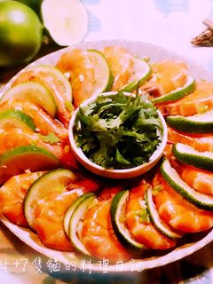 🍋泰式檸檬蒸蝦🦐【5分鐘上菜】 的食譜成品照片