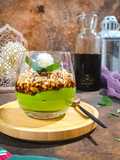 Bubur Sumsum Pandan Granola