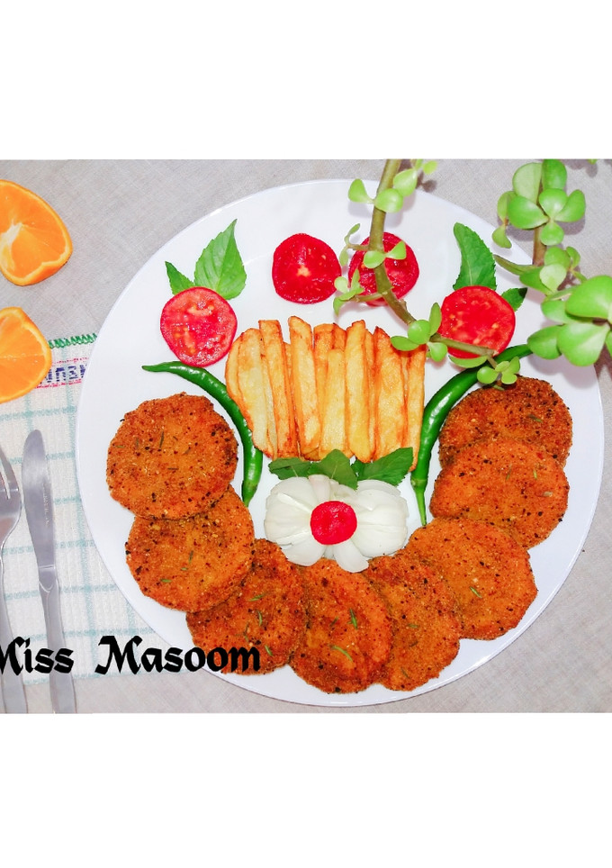 عکسی از دستور ناگت مرغ