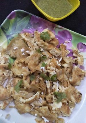 पनीर ऑमलेट भुजिया (Paneer omelette bhujiya recipe in hindi) रेसिपी मुख्य फोटो
