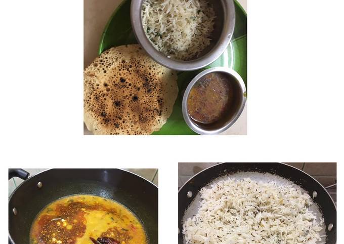 Panchratna Dal Fry with Jeera Rice