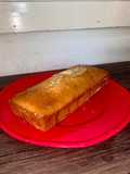 Budín de vainilla fácil, con glaseado real de limón